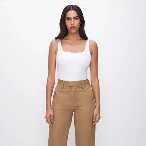 Good American White Bodysuit